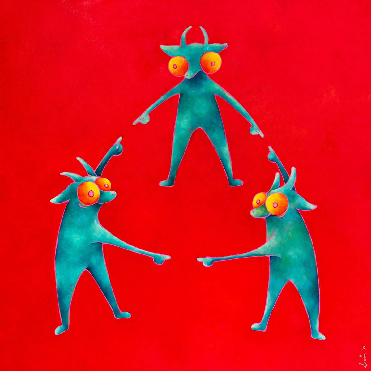 藝術家克拉蘇塔（Clasutta）作品（圖片提供：白石畫廊）