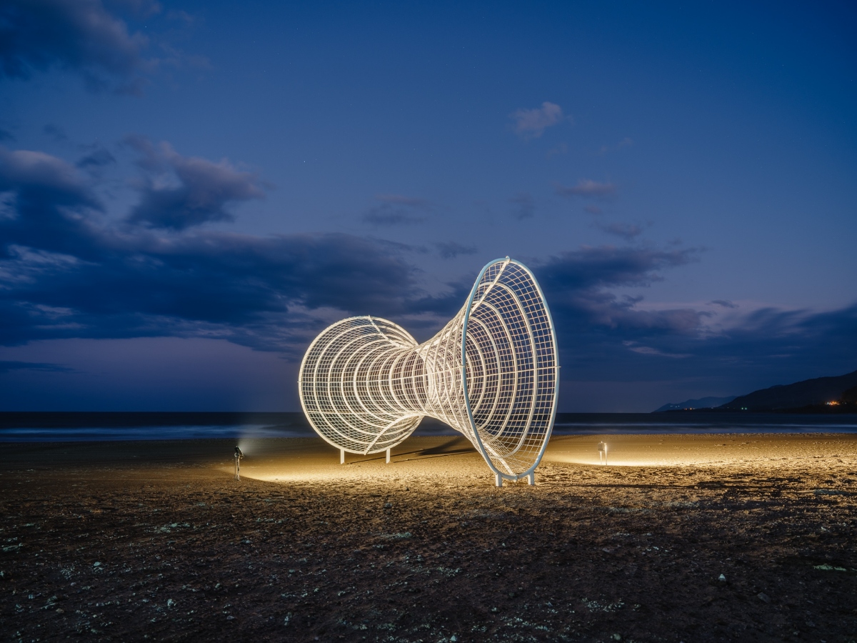 沙灘展區 鄭元東 風的容器（圖片提供：屏東縣政府）