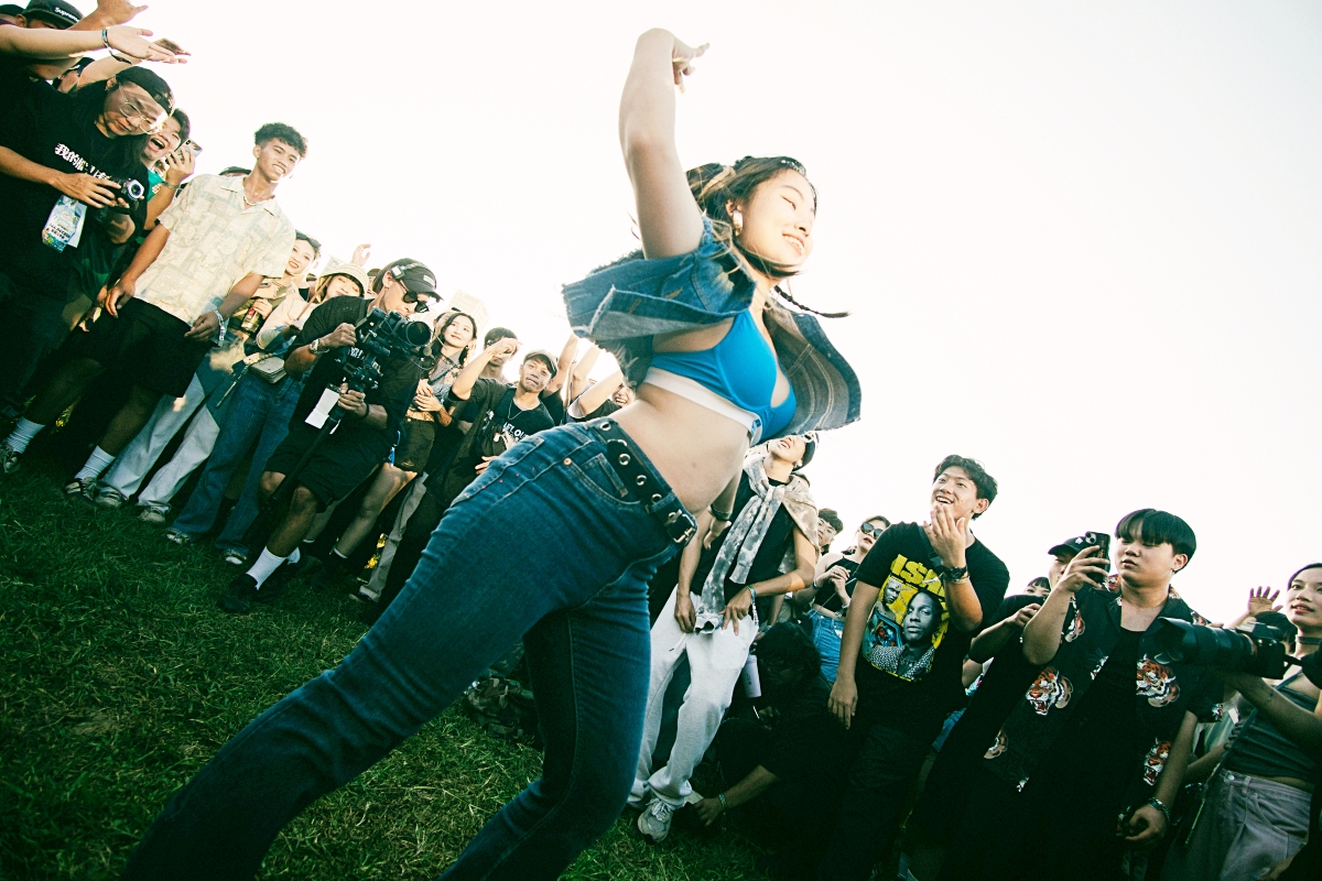 2023年 《龍虎門247音樂日》於新北三重大都會公園舉辦，締造秒殺票房。（圖片提供：嘻哈龍虎門）