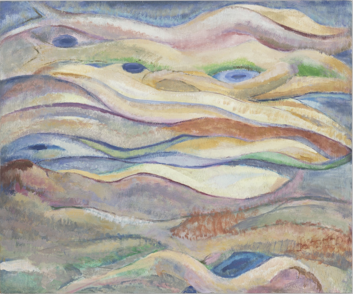 林克恭〈湖光山色〉，新北市美術館典藏。（圖片提供：新美館）