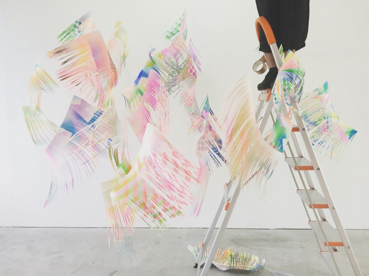 劉文瑄，〈塗畫小屋〉，2026。（圖片提供：新美館）