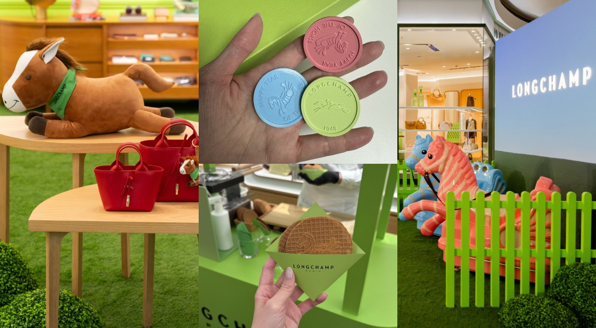 Longchamp「搖搖馬樂園」新春限定到2/1！童趣拍貼機、現烤華夫餅餐車都在台北101，還能同場入手馬年幸運符