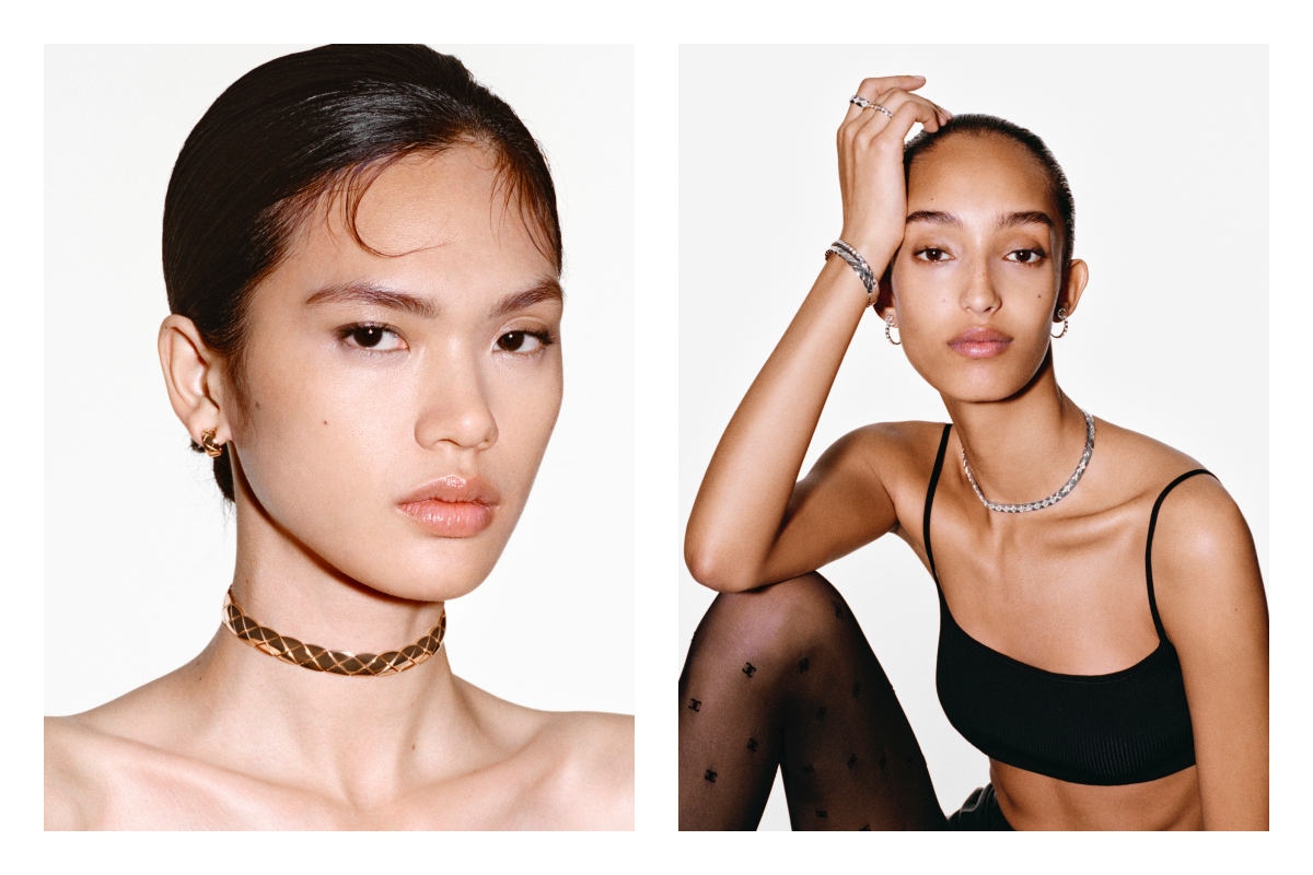 柔軟短項鍊與貼合頸鍊為2026香奈兒COCO CRUSH高級珠寶全新作品。（圖片提供：香奈兒）