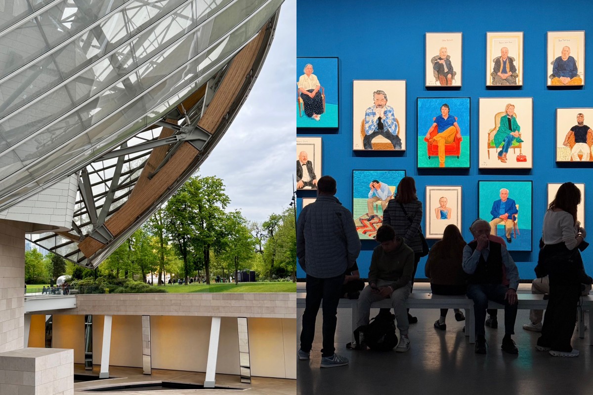 Fondation Louis Vuitton舉案David Hockney大型回顧展《David Hockney 25》。（圖片提供：樂美成）