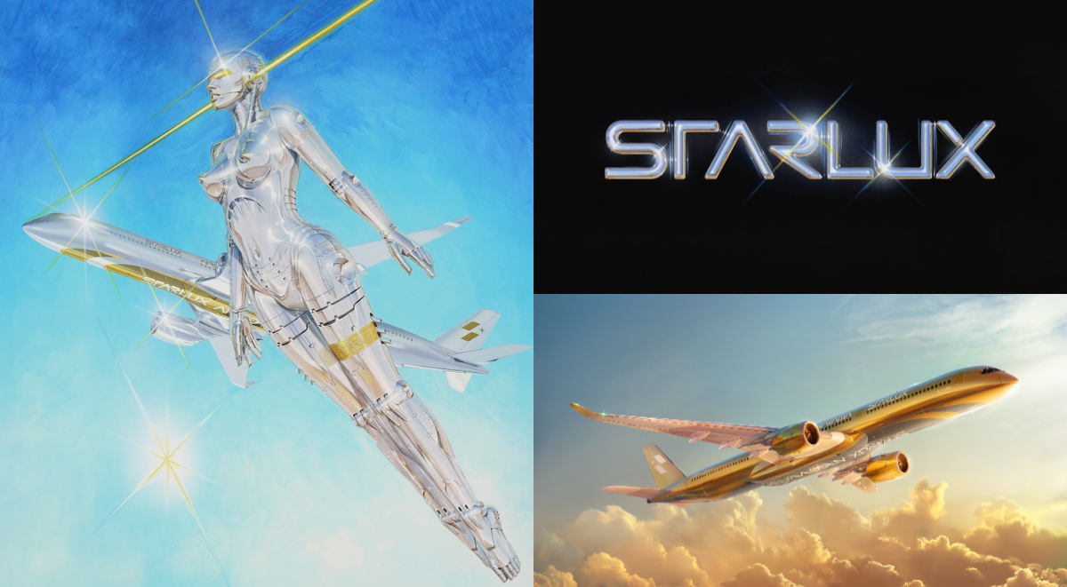 星宇航空 X 空山基重磅聯名！飛機金屬鏡面塗裝、機上備品到安全影片，將「機械美學」融入飛行