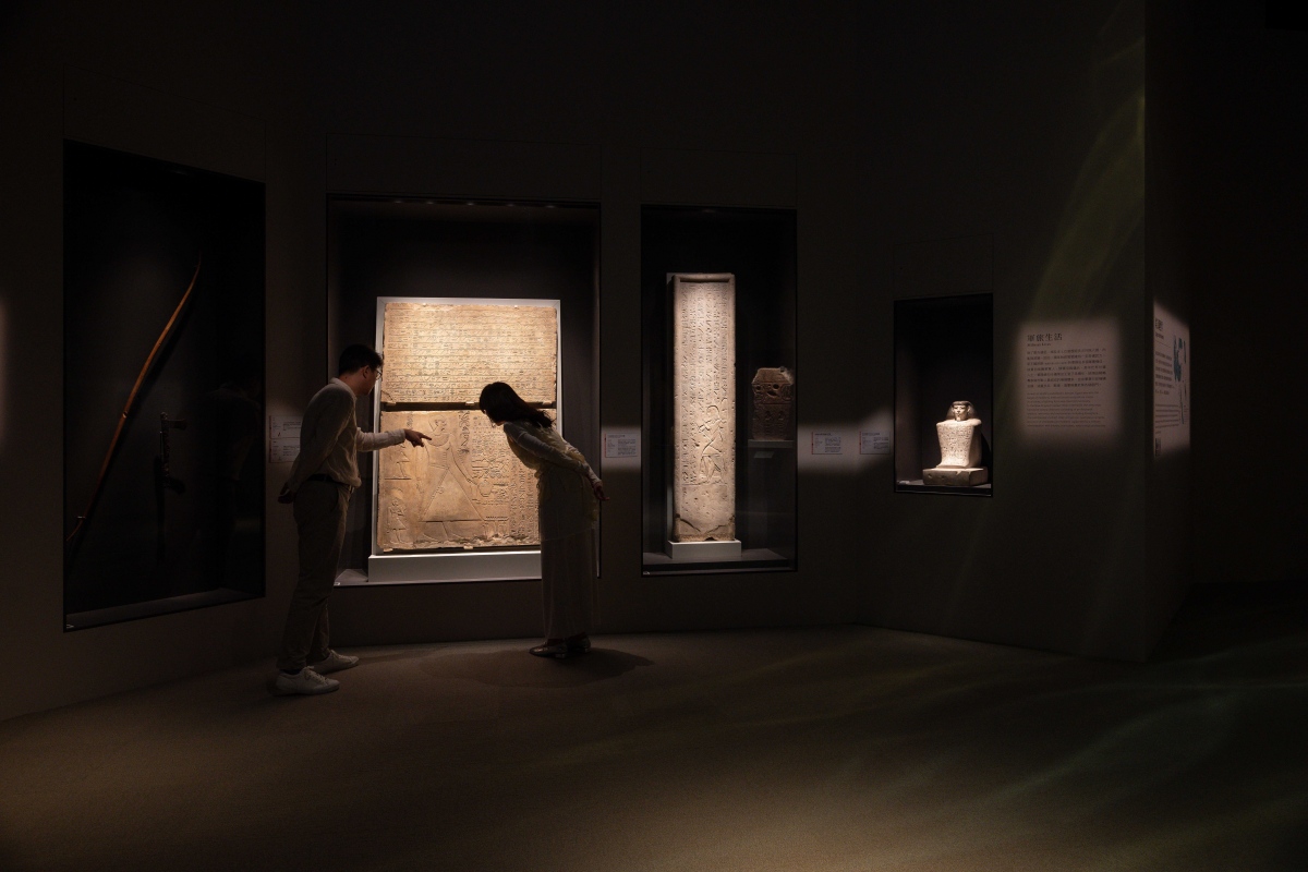 《埃及之王：法老》第六單元「埃及與世界」。（圖片提供：奇美博物館）