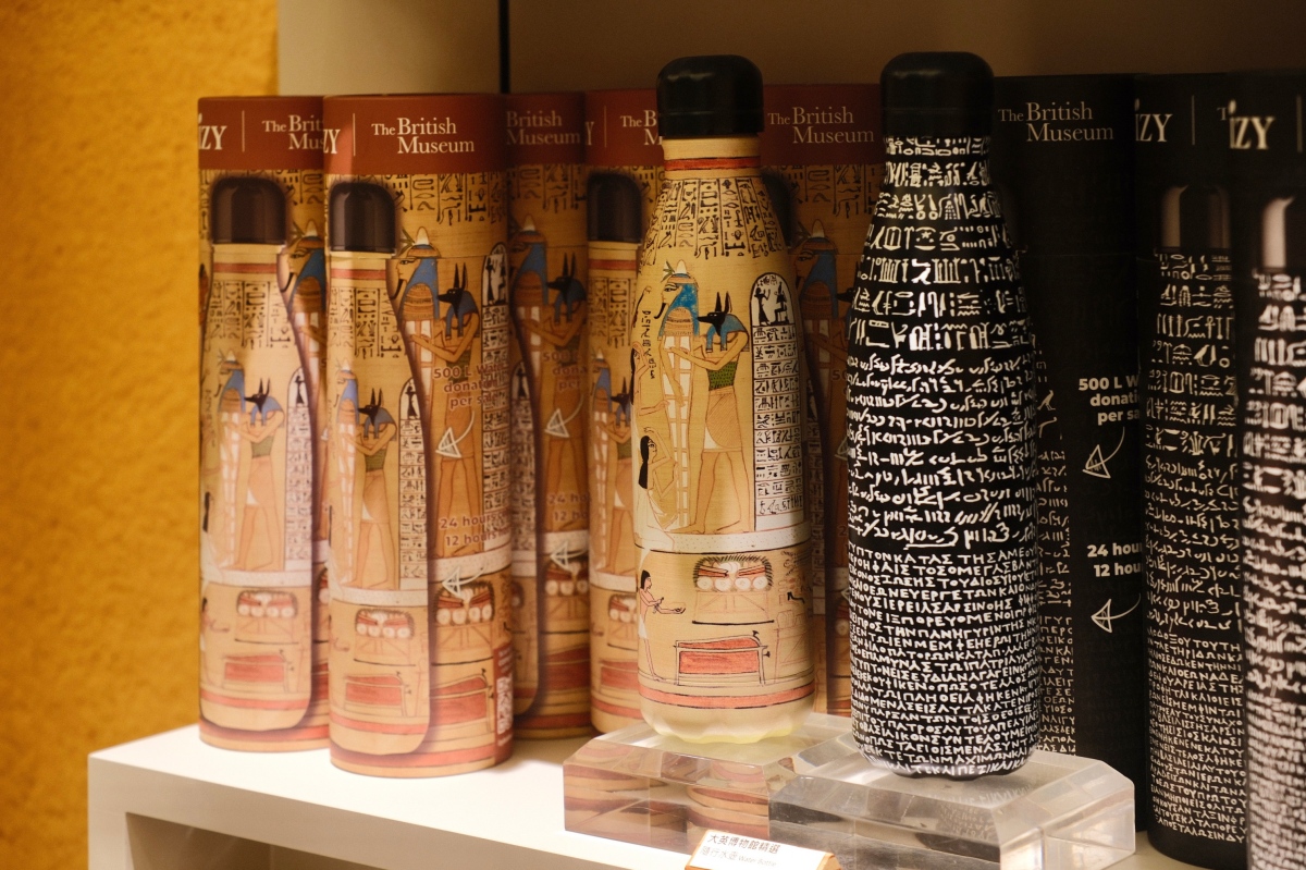 本次特展也同步引進大英博物館一系列埃及周邊選品。（攝影：Izzie Pang@La Vie）