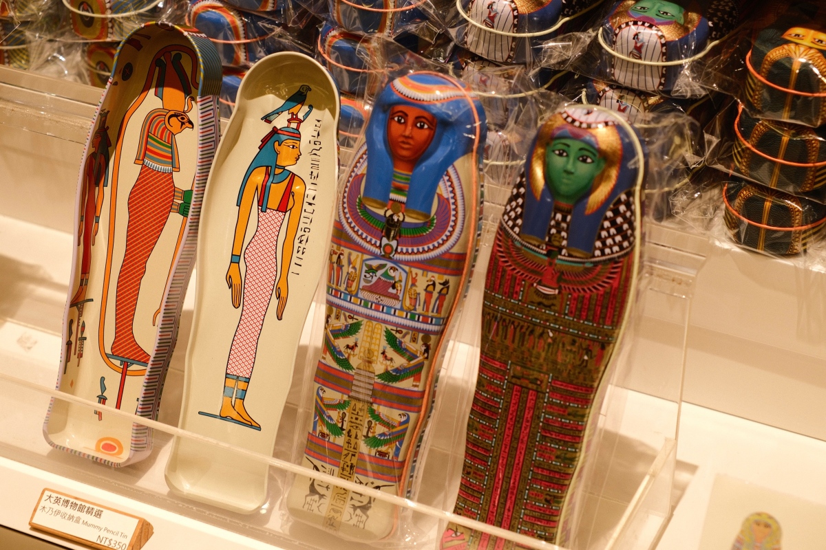 本次特展也同步引進大英博物館一系列埃及周邊選品。（攝影：Izzie Pang@La Vie）