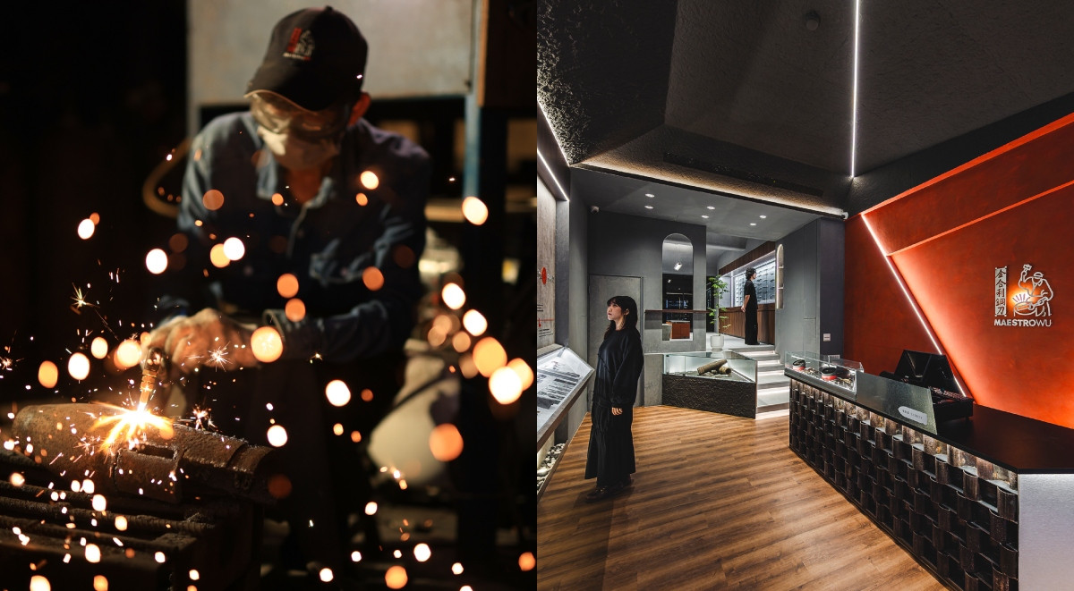 從一把刀尋溯歷史，「金合利鋼刀」新店鋪導覽：鍛造戰火記憶為日常器物，聯手3+2 Design Studio闢台北工藝基地