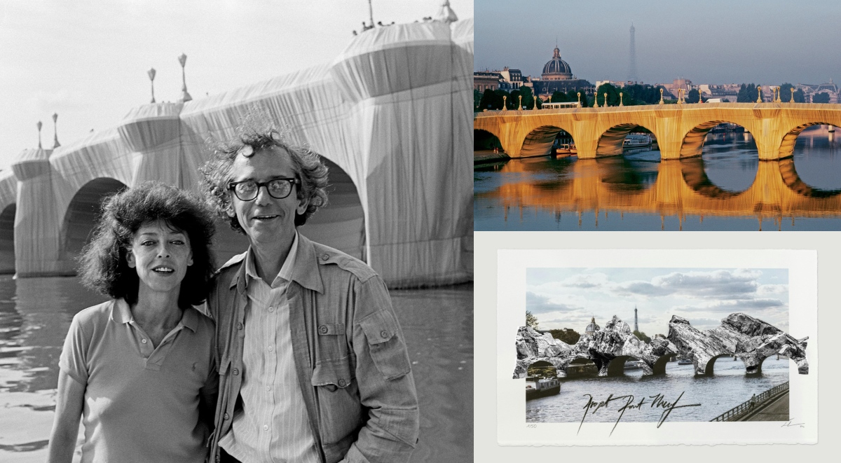 巴黎新橋變身石山洞窟！藝術家JR《新橋洞穴》致敬傳奇地景作品，打造2026版本《包覆新橋》