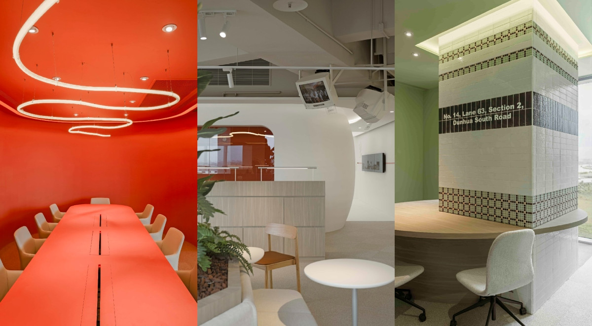 貳樓新總部進駐北士科！「好日空間」把辦公室變展場：麵條燈、蛋型會議室等趣味滿載，敞亮美式風格融會台灣感性