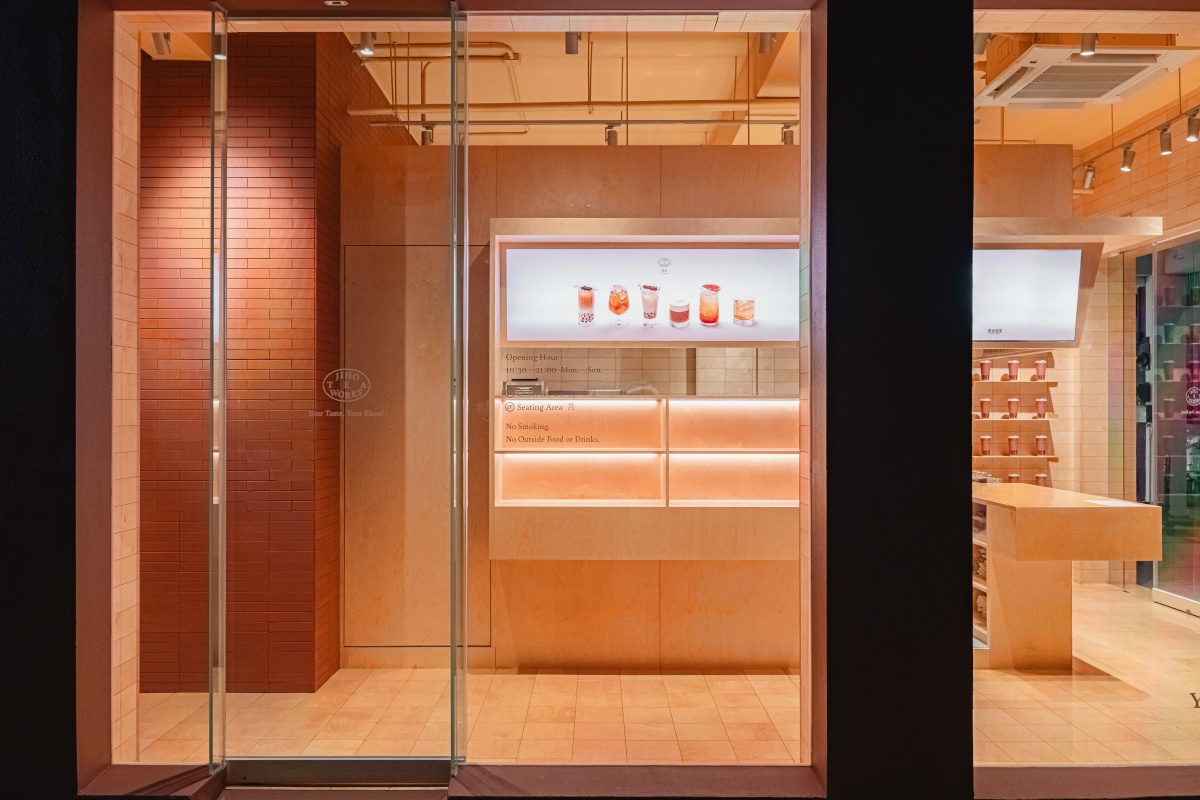 吉合製茶台中大和門市。（圖片提供：水色設計）