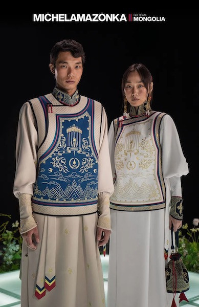 2024巴黎奧運蒙古隊制服（圖片來源：Michel & Amazonka）