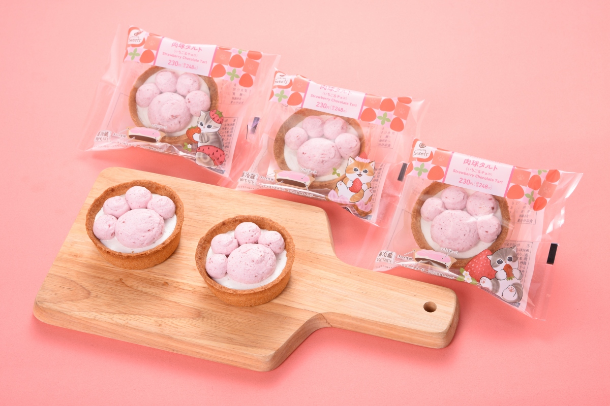 日本全家於2026年2月10日起，在全國約16,400門市推出貓咪主題的甜點、麵包、零食等商品。（圖片來源：ファミリーマート）