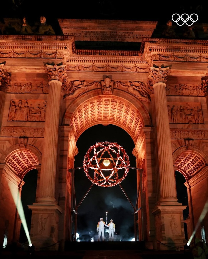 2026米蘭冬奧「聖火台」設計！以太陽為意象打造，致敬達文西繩結幾何與自然交織之美