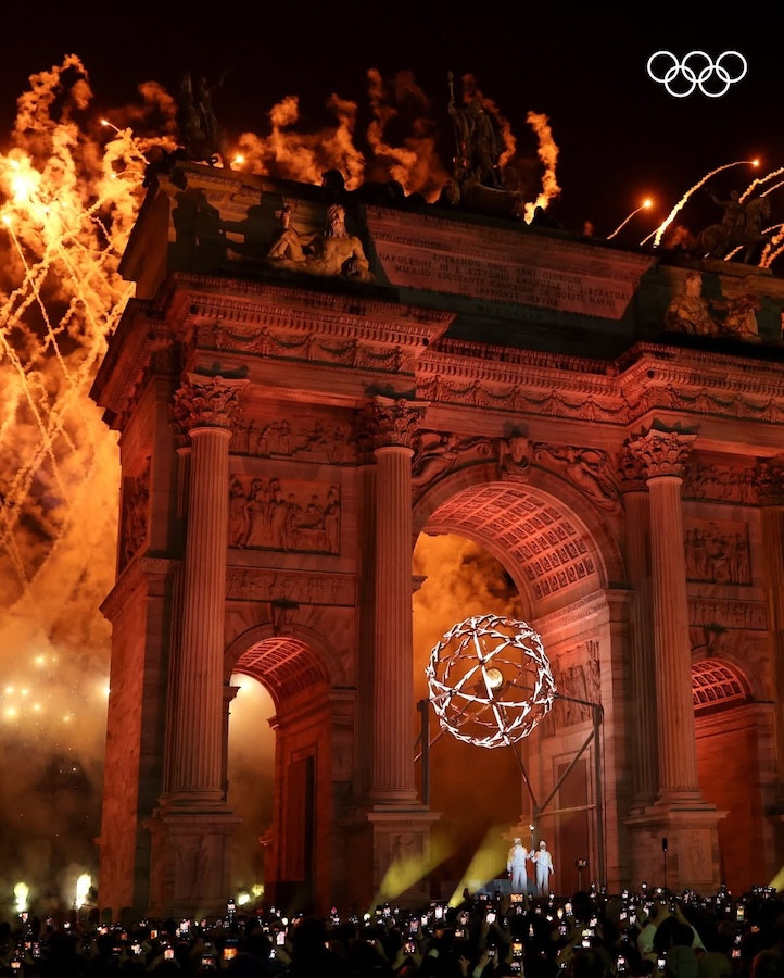 2026米蘭冬奧「聖火台」設計！以太陽為意象打造，致敬達文西繩結幾何與自然交織之美