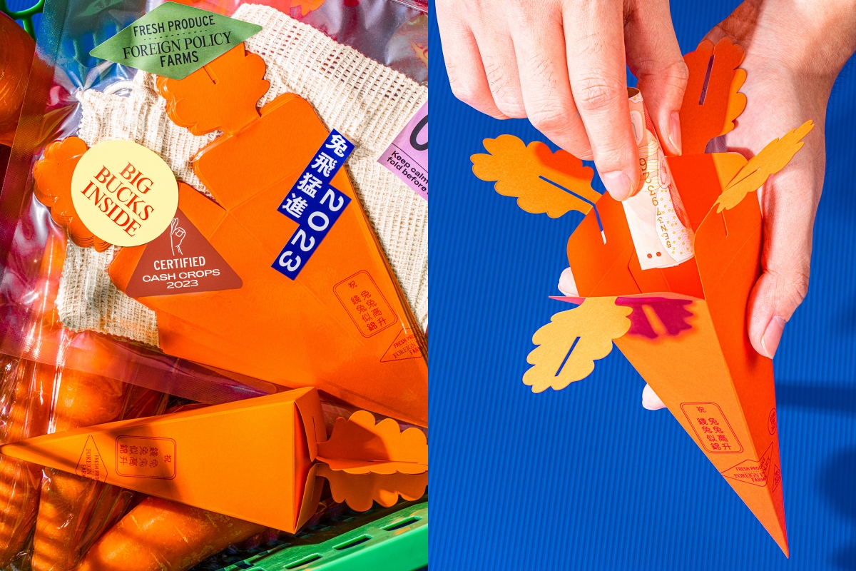 余雅琳在紅包設計上會讓同事盡情發揮，再適時提出調整建議，例如兔年原本的胡蘿蔔造型太過可愛，便提醒同事注意調性拿捏。（攝影：THE GENTLE STUDIO）