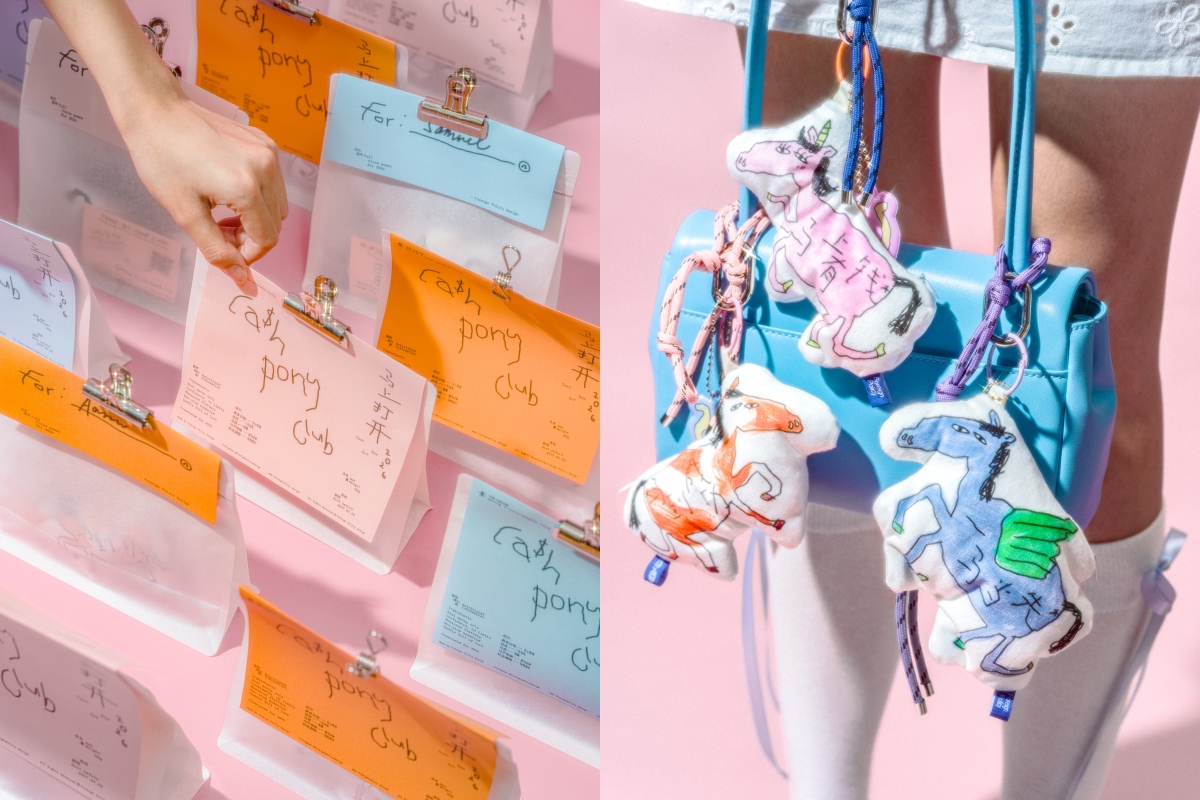 余雅琳一直想嘗試「醜設計」，開玩笑請同事「用左手畫」出Lo-fi風的馬。（攝影：THE GENTLE STUDIO）