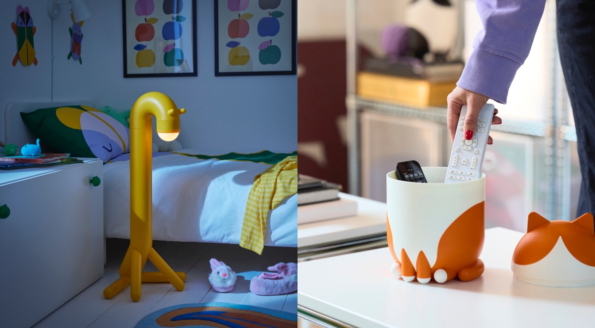 讓家成為遊樂場！IKEA全新GREJSIMOJS限量系列登場，長頸鹿燈、貓咪收納罐、毛毛椅套等趣味家具