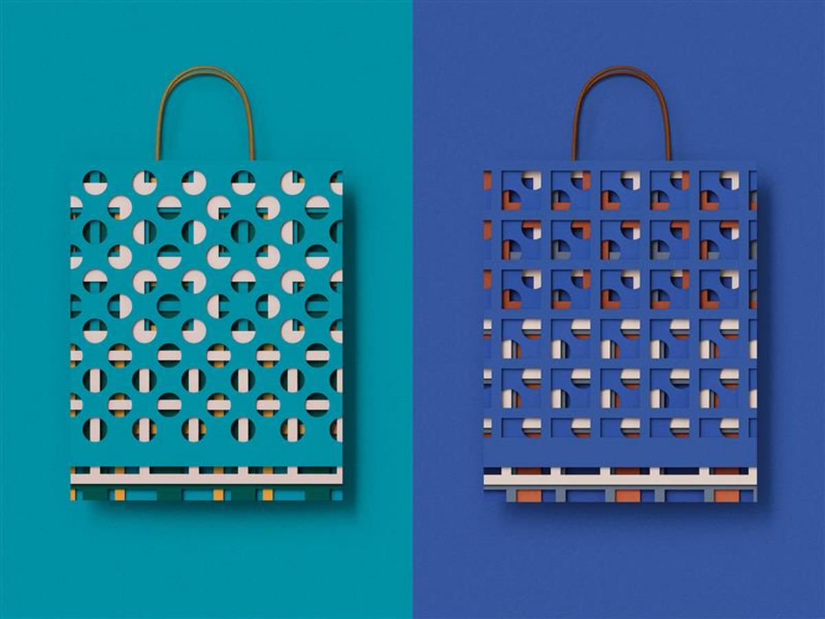 日本「大丸松坂屋百貨」全新紙袋設計（圖片來源：大丸松坂屋百貨店）