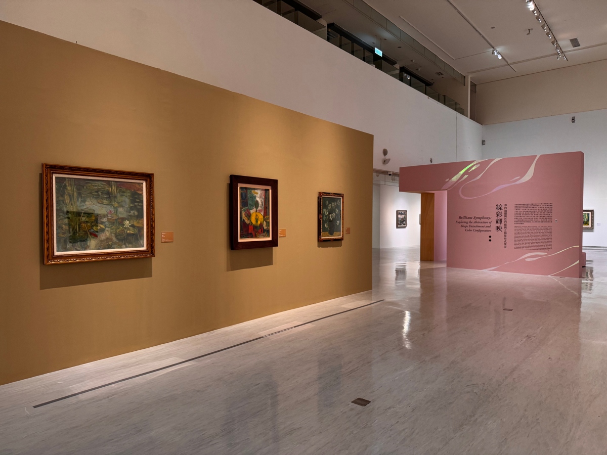 「虹霓色彩樂詩：廖繼春的藝術世界」展場一隅（圖片提供：國美館）