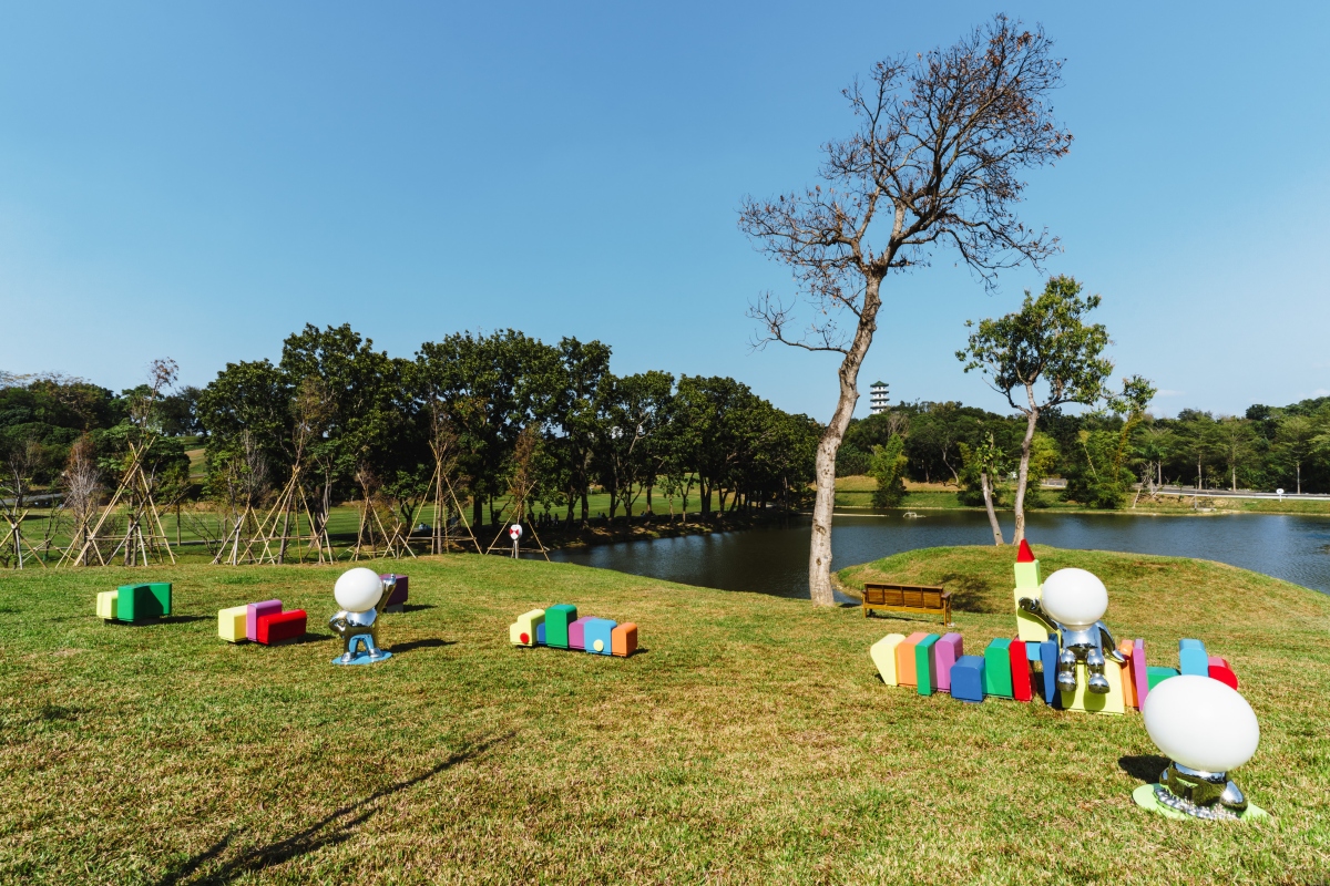 繽紛城市 明日亮點｜林建榮。展覽地點：高雄果嶺自然公園松藝路滯洪池旁、展覽期間：即日起至4月6日（圖片提供：高雄市文化局）