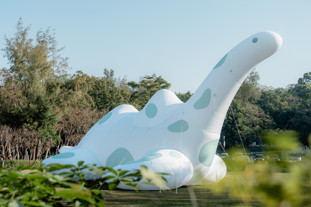 湖光新生｜陳普。展覽地點：澄清湖風景區 兒童樂園大草坪、展覽期間：即日起至4月6日（圖片提供：高雄市文化局）