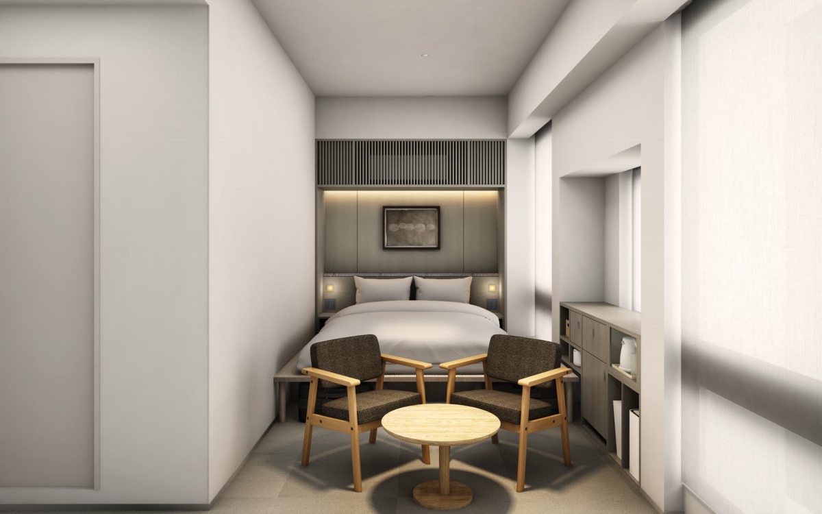 雙人房（ダブルルーム）（圖片來源：株式会社良品計画）