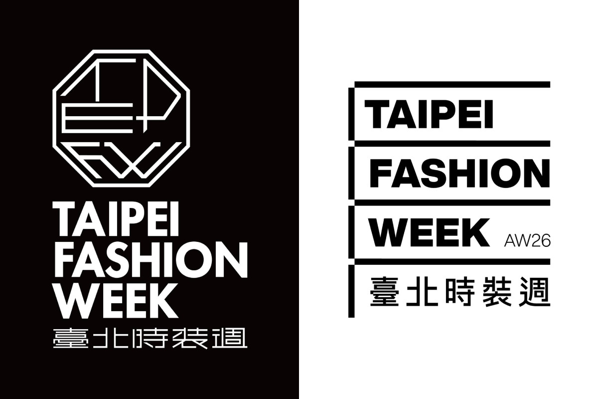 臺北時裝週迎來「轉型元年」，全新識別（右）運用較過往（左）更為簡潔的設計語彙彰顯台灣文化開放性。（圖片來源：臺北時裝週官方臉書、文化部）