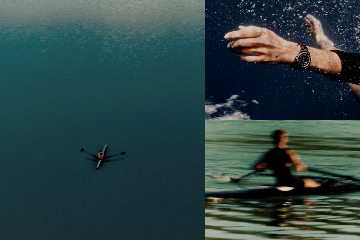 CHANEL J12 全新形象廣告幕後花絮照。（圖片提供：CHANEL ）