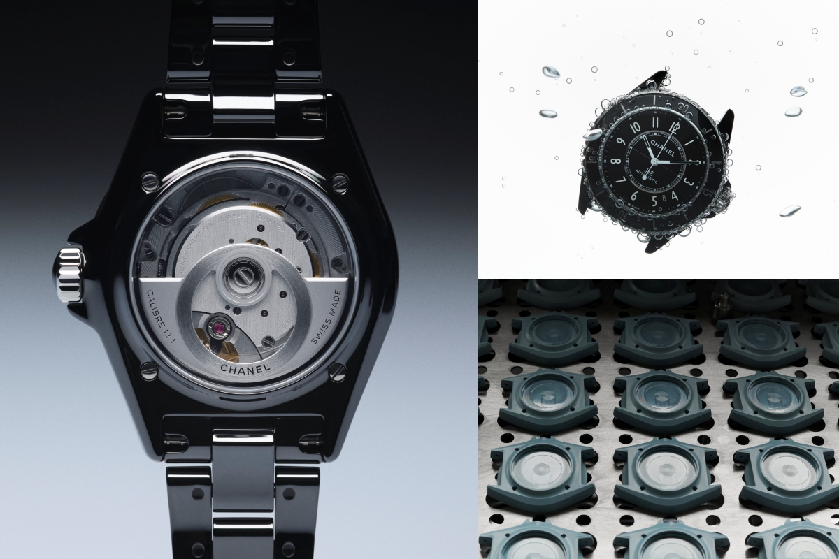 CHANEL J12腕錶工藝圖。（圖片提供：CHANEL ）