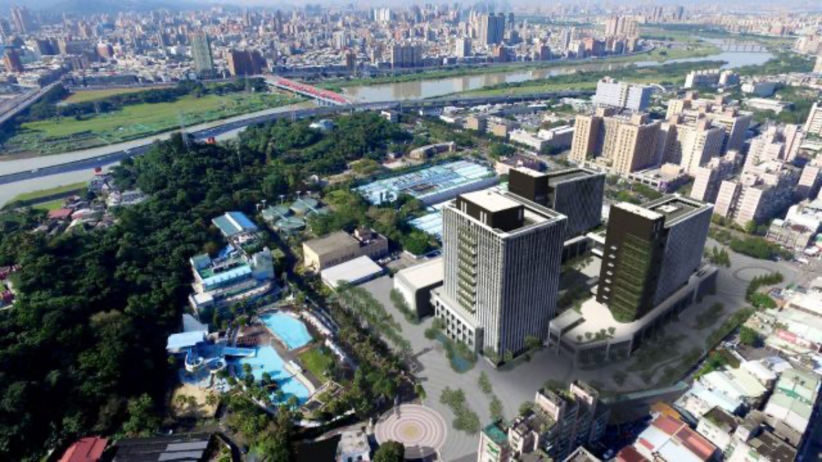 「水園區新天地」將能眺望新店溪河景。（圖片來源：北水處官網）