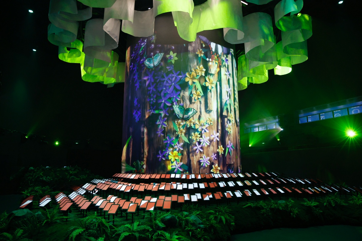 台灣以「TECH WORLD館」的名義參與2025大阪世博，並規劃「生命」、「自然」、「未來」三大劇場。（圖片來源：TECH WORLD）