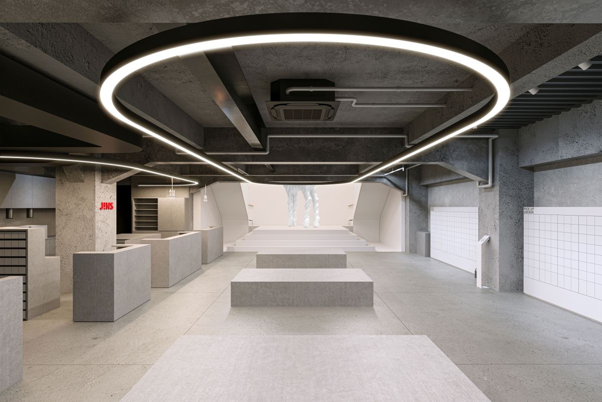 JINS銀座店地下1樓（圖片來源：JINS）