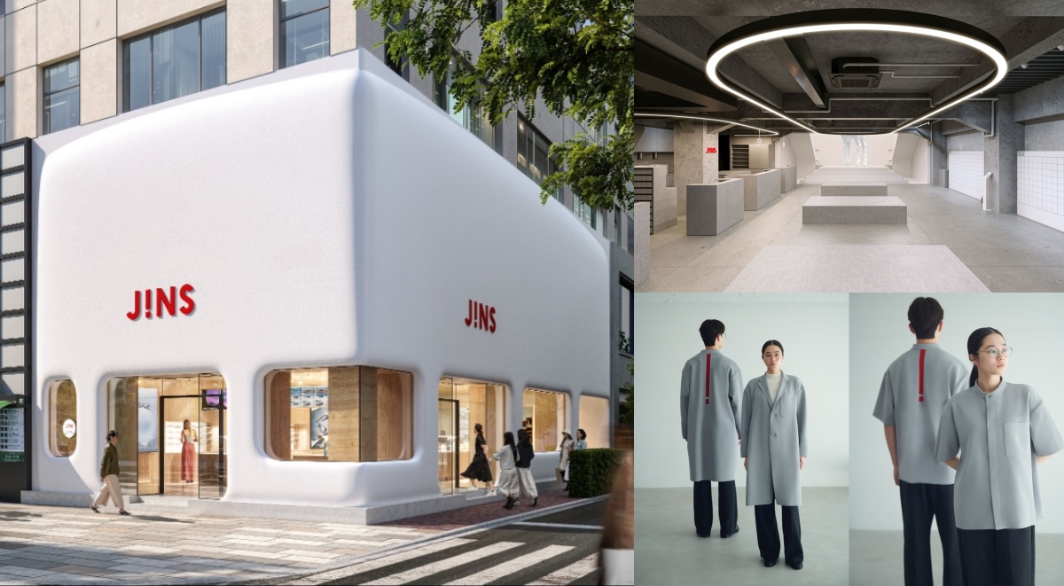 銀座迎來新建築風景！藤本壯介操刀JINS首間全球旗艦店，展出名和晃平作品、地下設品牌首間藝廊