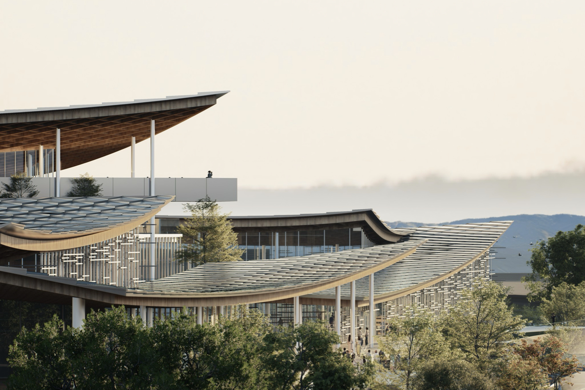 JJP設計「嘉義市總圖園區」建築！鋼木共構工法回應木都美名，動線呼應林鐵軌跡