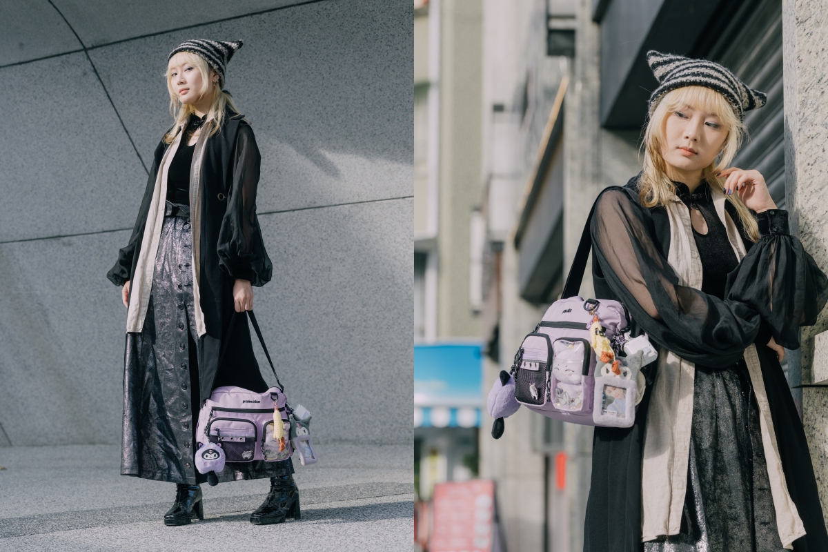 「酷洛米的耳朵有點菱形，不像是常見動漫或卡通IP會有的形狀。」（攝影：蔡耀徴）