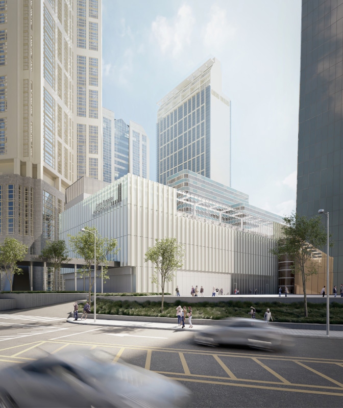 韓華龐畢度中心建築空間示意圖 （圖片來源：韓華文化基金會） 