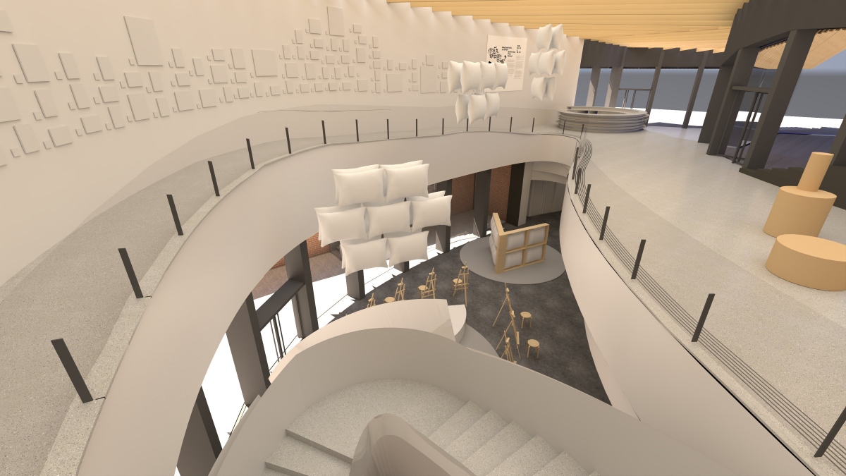 展覽示意圖（圖片提供：勤美術館）