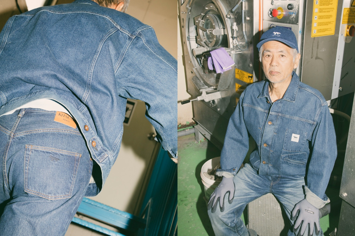 Maison Kitsuné x KURO丹寧膠囊系列廣告。（圖片提供：Maison Kitsuné）