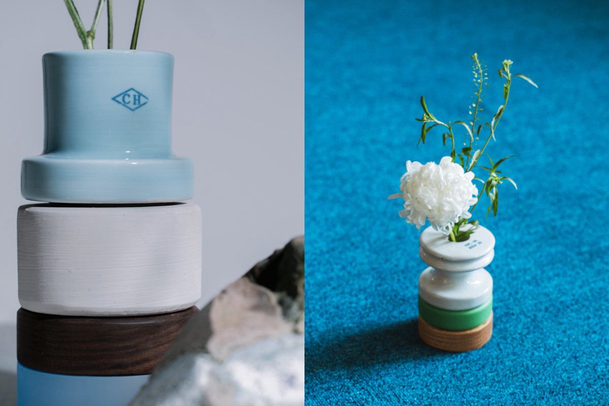 台電退役礙子變身美感花器！潮電X雙好設計X母栽讓高壓電絕緣體俏皮重生