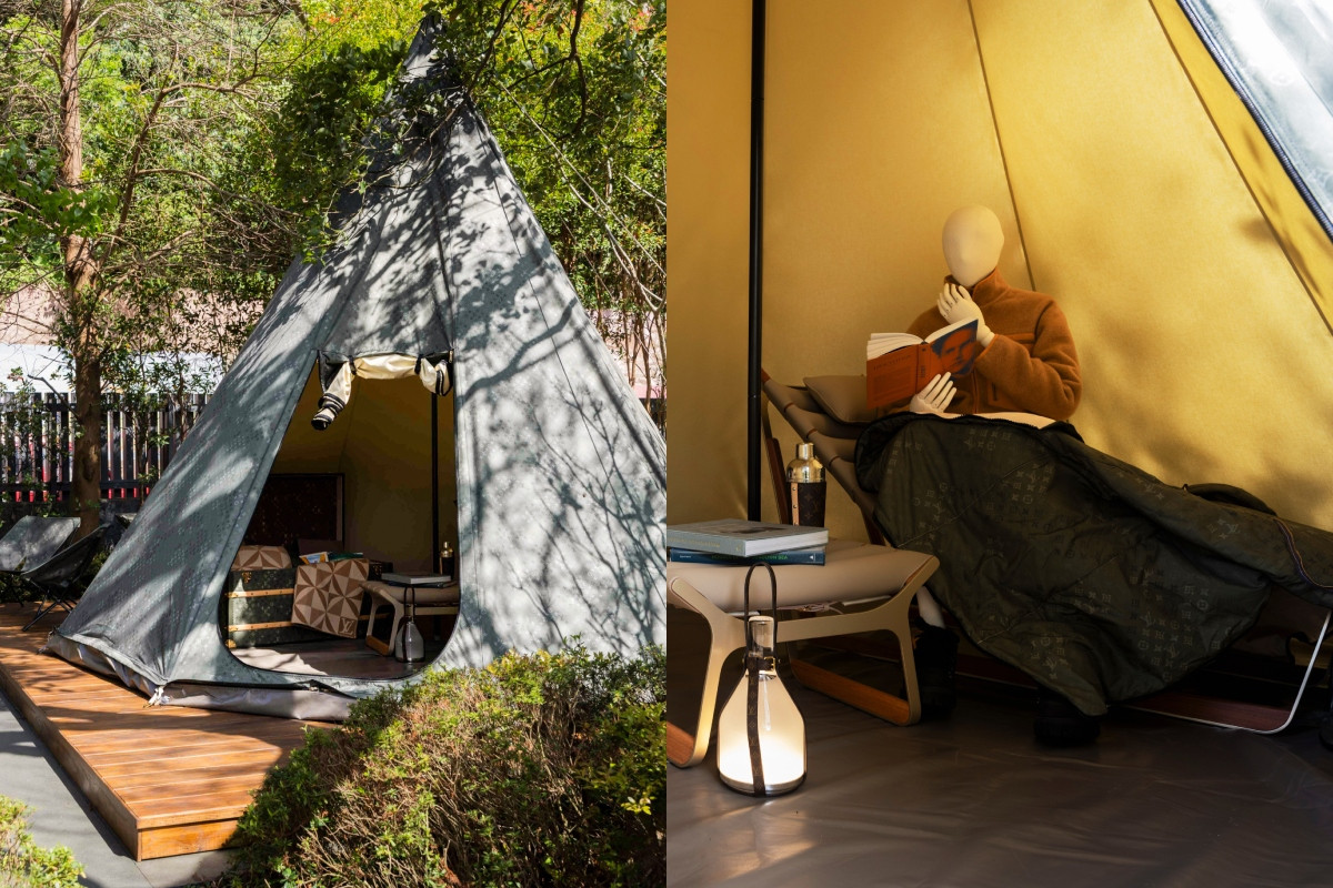 戶外展區同步營造靜謐感受。（圖片提供：Louis Vuitton）