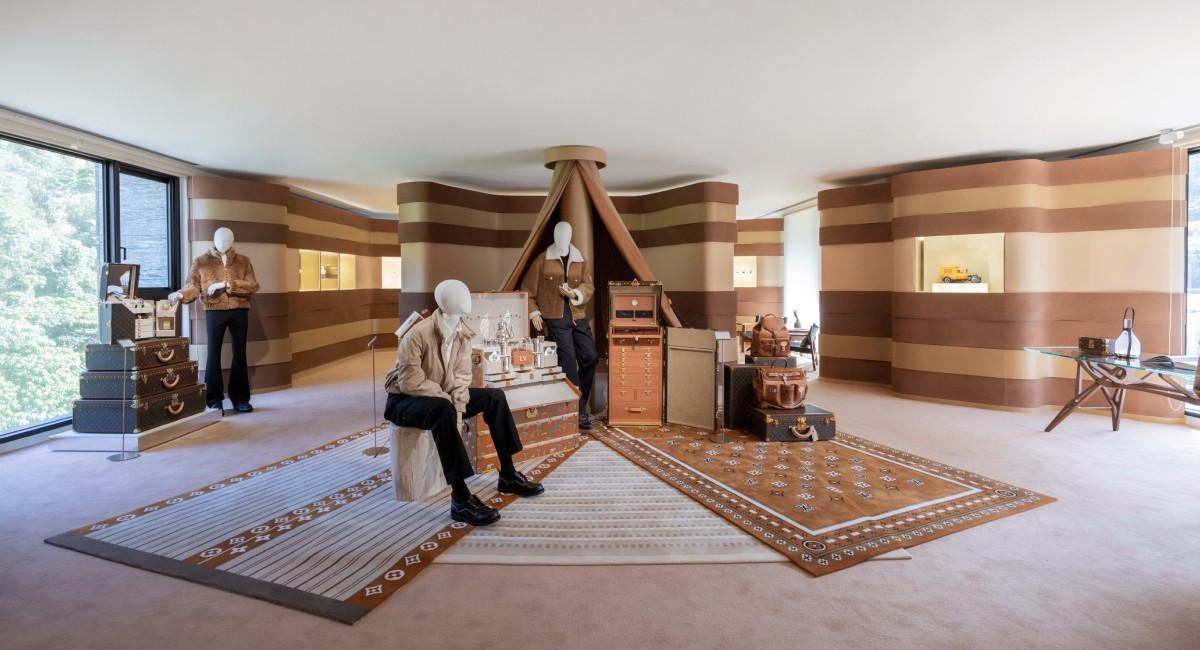 大漠夢境展區搶先曝光男裝總監Pharrell Williams夢幻之作。（圖片提供：Louis Vuitton）