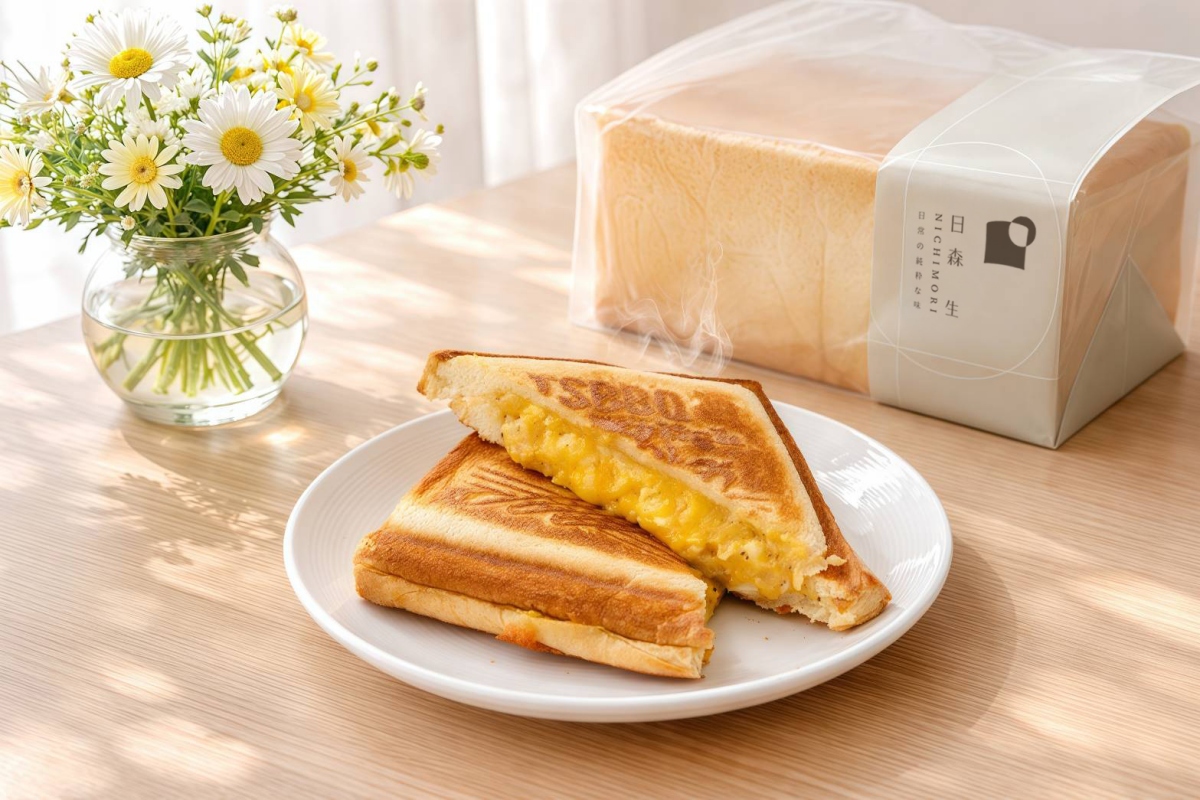 NICHIMORI 日森生 生吐司推出展期限定熱壓吐司（圖片提供：之間實行委員會）