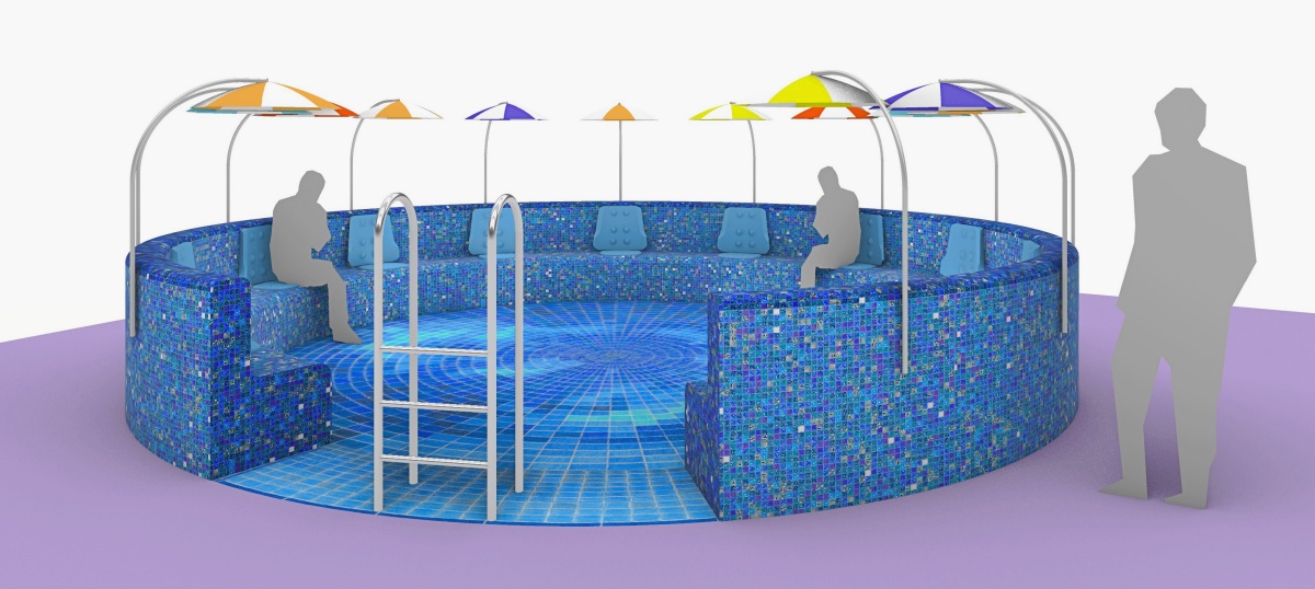 陳惠立〈靡靡摩摩池〉，2026年。（圖片提供：安全口畫廊及藝術家）