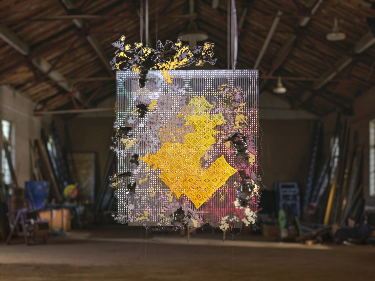 〈縫合的城市皮膚〉，2022。（攝影：Zhang Jing_Hugo；圖片提供：藝術家與A Thousand Plateaus Art Space）