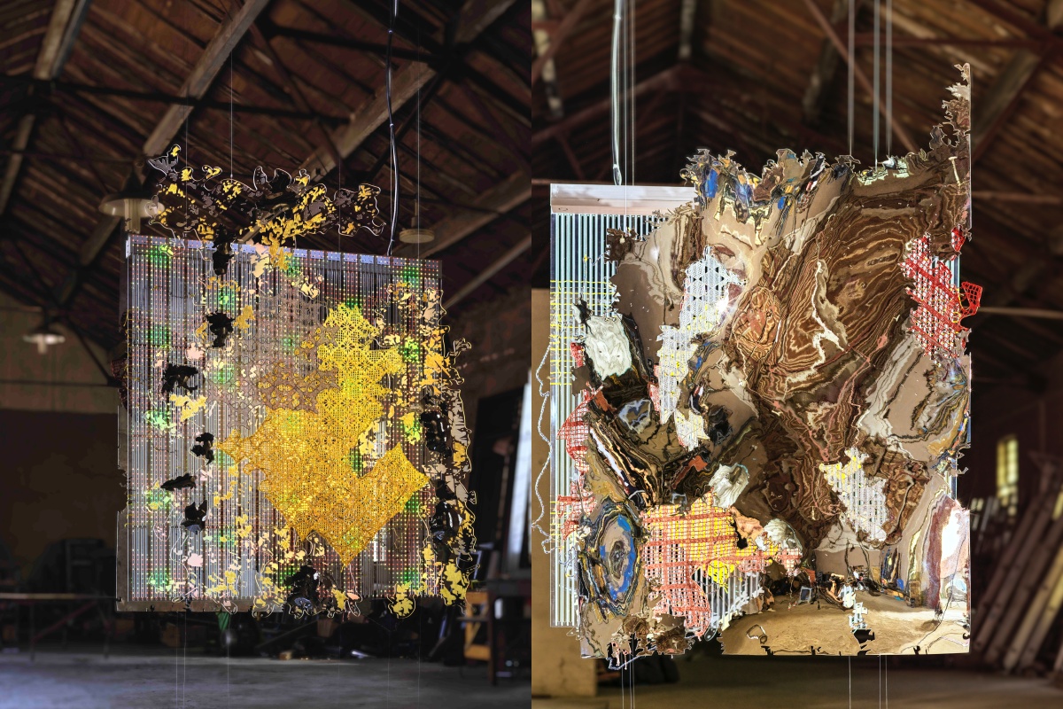 〈縫合的城市皮膚〉，2022。（攝影：Zhang Jing_Hugo；圖片提供：藝術家與A Thousand Plateaus Art Space）