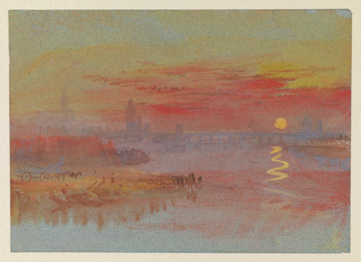 《The Scarlet Sunset》1830, Joseph Mallord William Turner © Tate（圖片提供：CASETiFY）