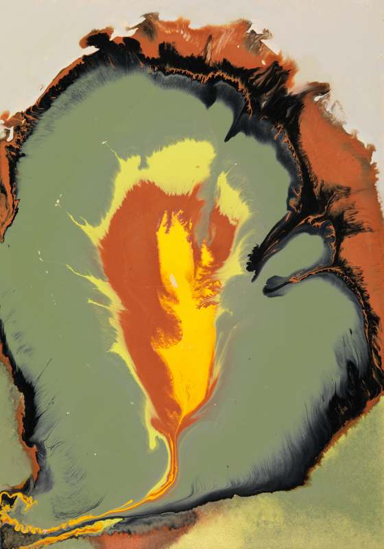 《Volcanic Flare》1978, Ithell Colquhoun © Tate（圖片提供：CASETiFY）