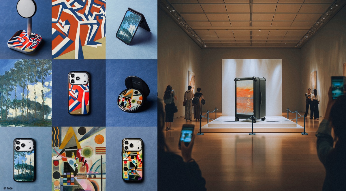把泰特美術館名畫帶著走！Tate × CASETiFY推出全新聯名系列，莫內、透納等藝術大師經典之作躍上手機殼、行李箱